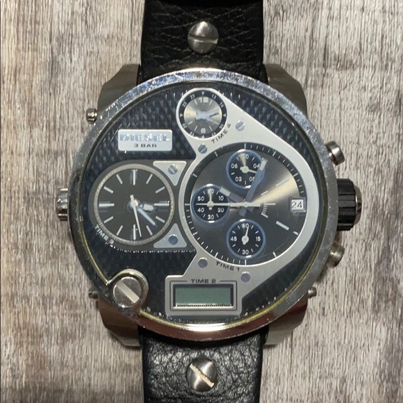 Diesel DZ-7125 Big Daddy watch (Black) - Picture 2 of 3